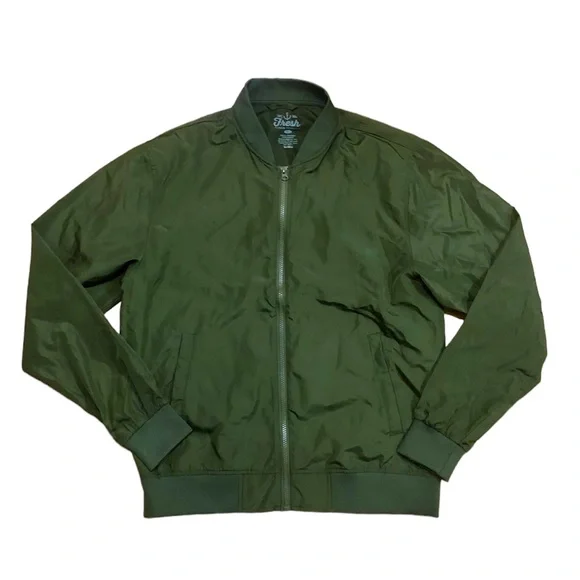 Army green bomber jacket, large - Picture 6 of 6